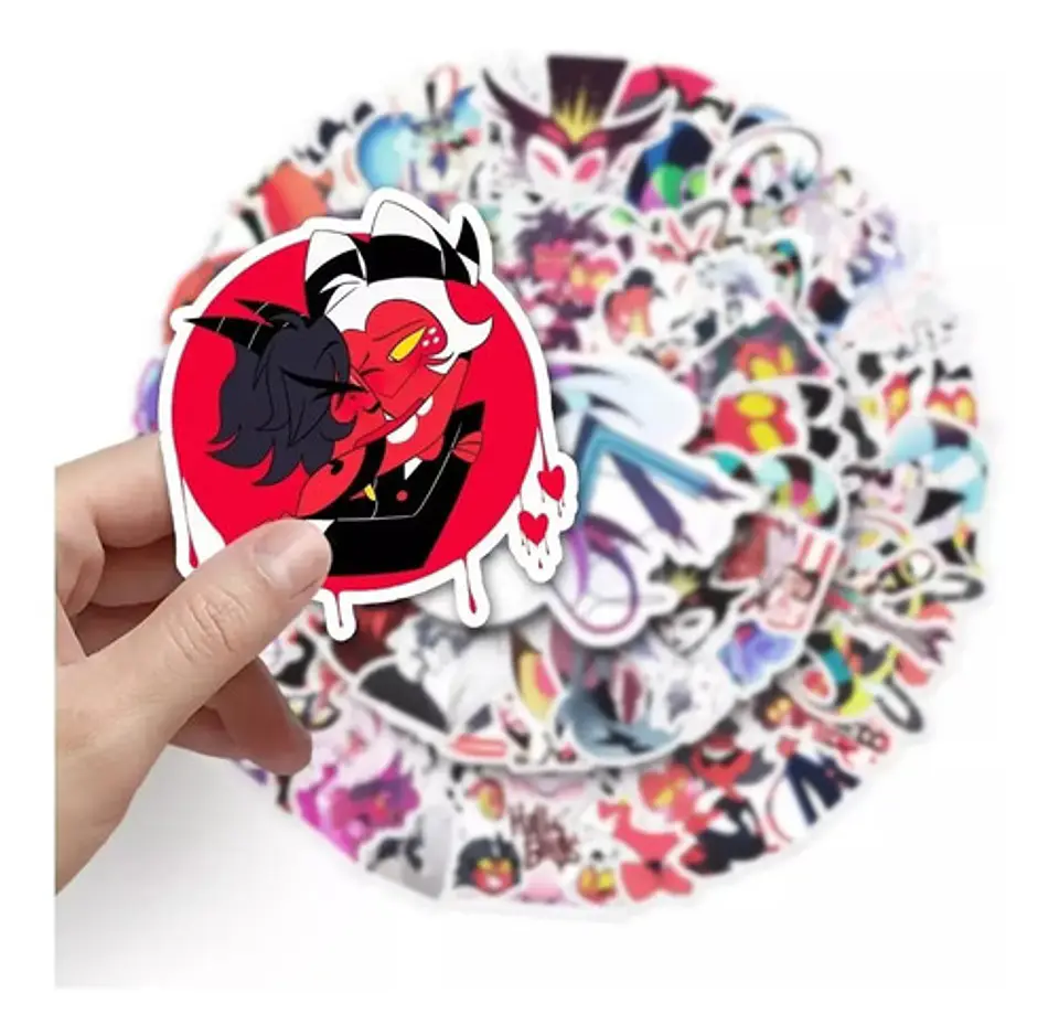 Helluva Boss - Set De 50 Stickers / Calcomanías / Pegatinas 3