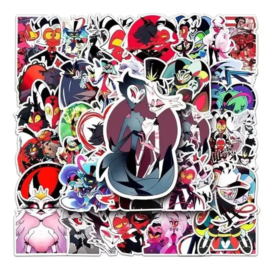 Helluva Boss - Set De 50 Stickers / Calcomanías / Pegatinas 5