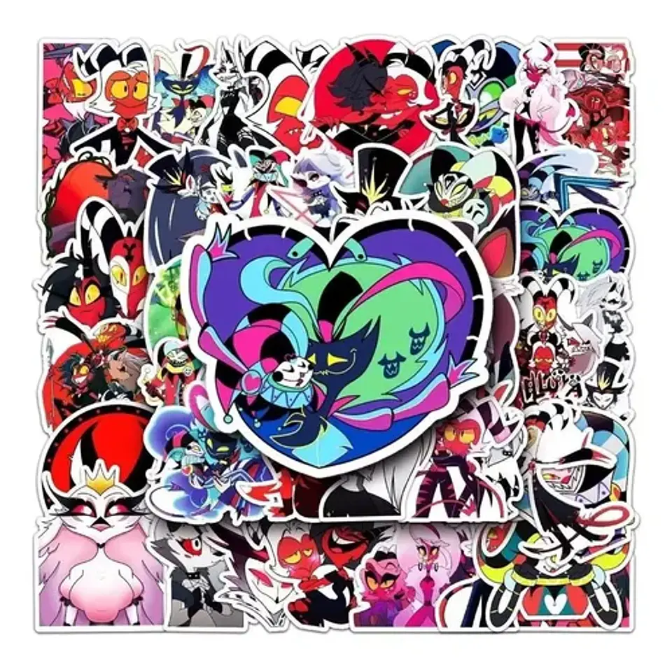 Helluva Boss - Set De 50 Stickers / Calcomanías / Pegatinas 9