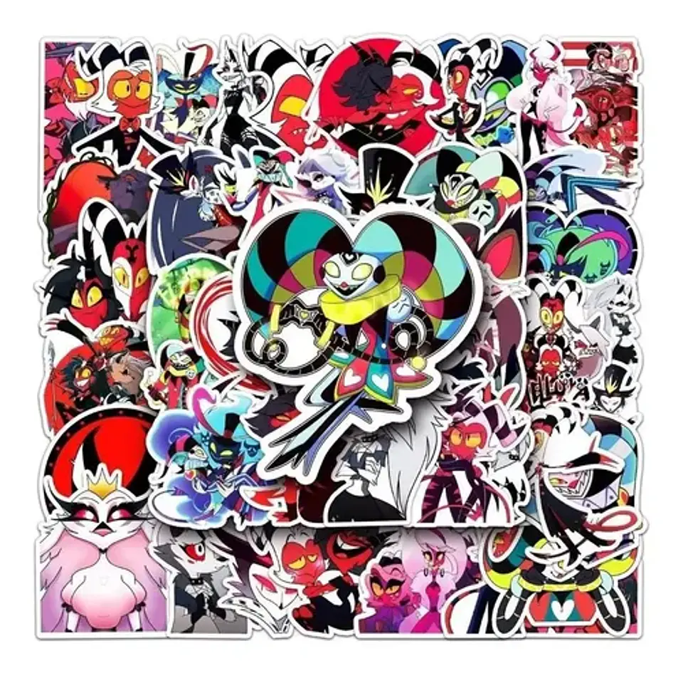 Helluva Boss - Set De 50 Stickers / Calcomanías / Pegatinas 10