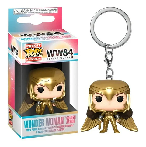 Llavero De Wonder Woman /  Dc Comics - Incluye Caja Funko