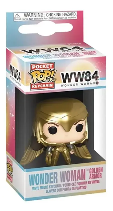 Llavero De Wonder Woman /  Dc Comics - Incluye Caja Funko