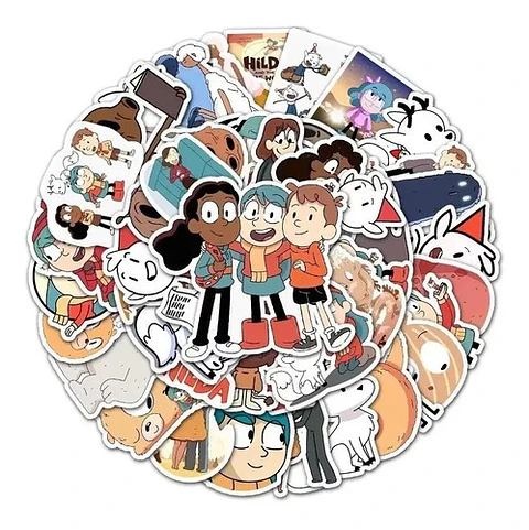 Hilda - Set De 50 Stickers / Calcomanías / Pegatinas
