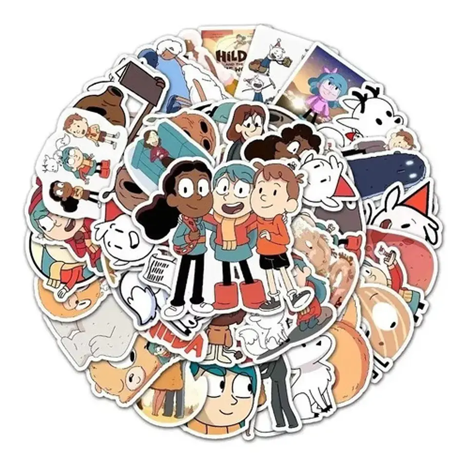 Hilda - Set De 50 Stickers / Calcomanías / Pegatinas 1