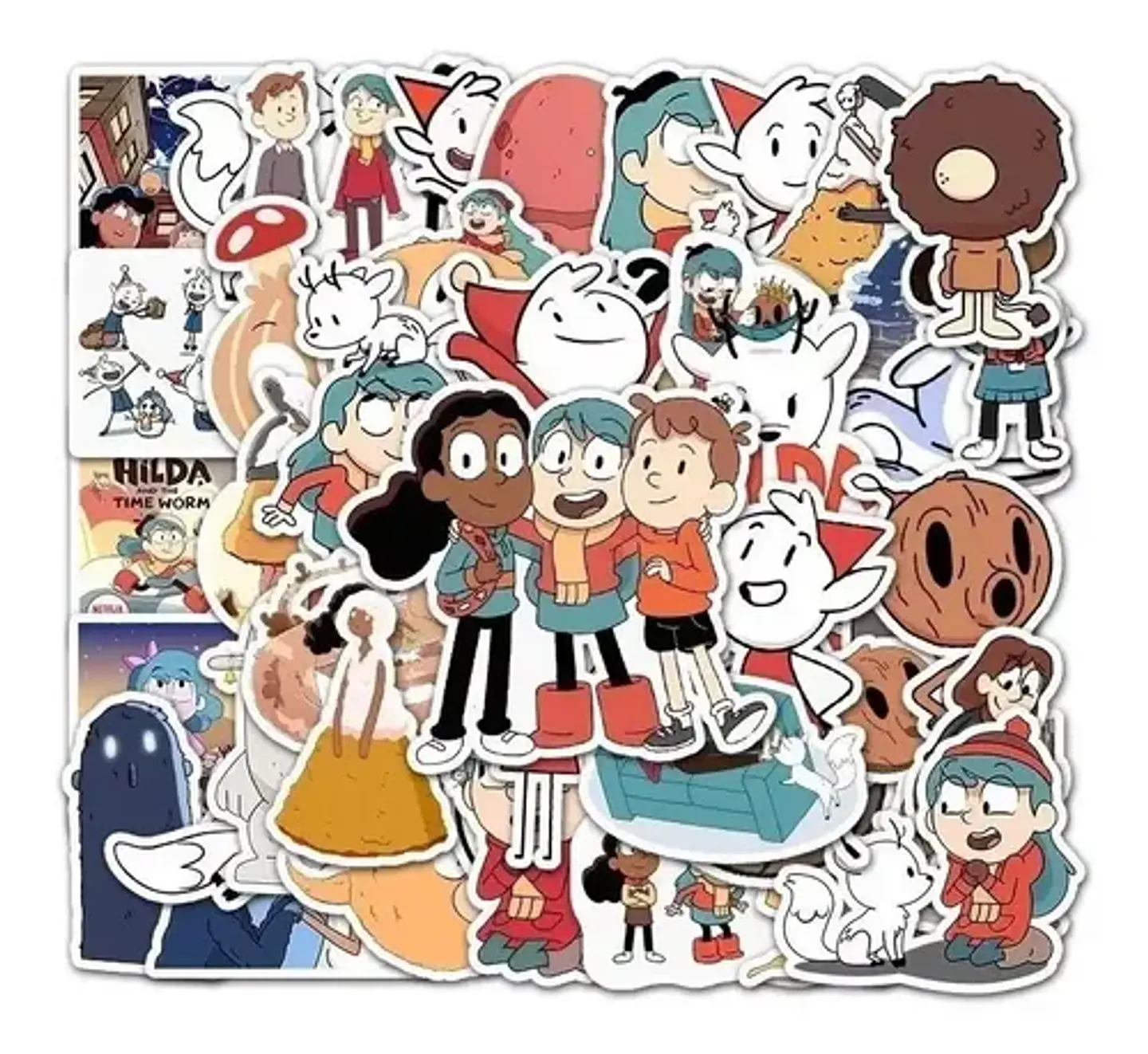 Hilda - Set De 50 Stickers / Calcomanías / Pegatinas 2