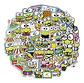 Keroppi / Hello Kitty - Set De 50 Stickers / Calcomanías  - Miniatura 1