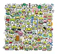 Keroppi / Hello Kitty - Set De 50 Stickers / Calcomanías  - Miniatura 2