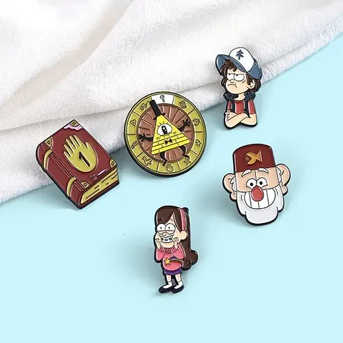 Pins De Stanley Pines / Gravity Falls / Broches Metálicos