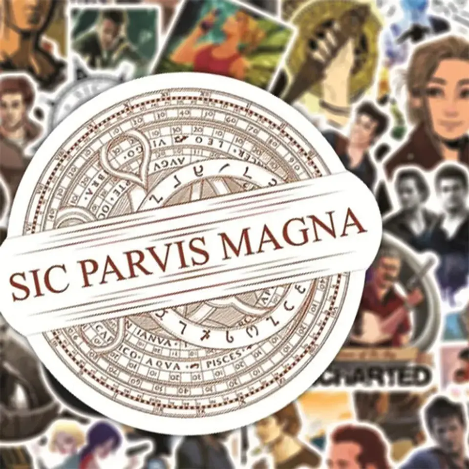 Uncharted - Set De 50 Stickers / Calcomanías / Pegatinas 3