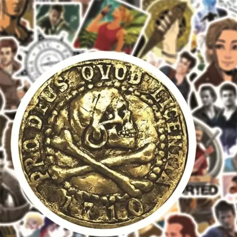 Uncharted - Set De 50 Stickers / Calcomanías / Pegatinas 5