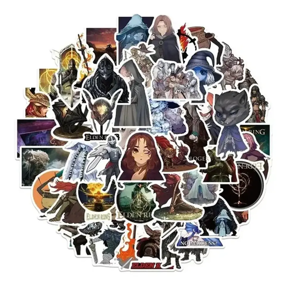 Elden Ring - Set De 50 Stickers / Calcomanias / Pegatinas 1