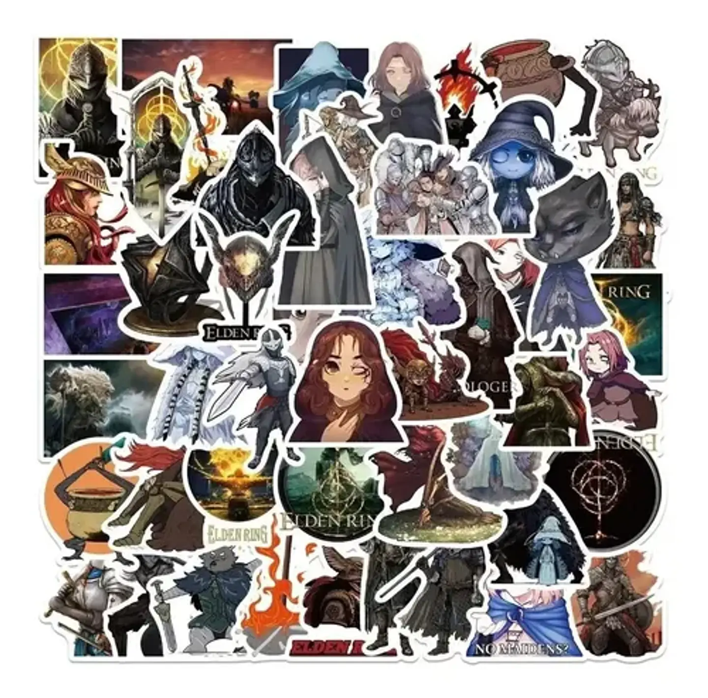Elden Ring - Set De 50 Stickers / Calcomanias / Pegatinas 3