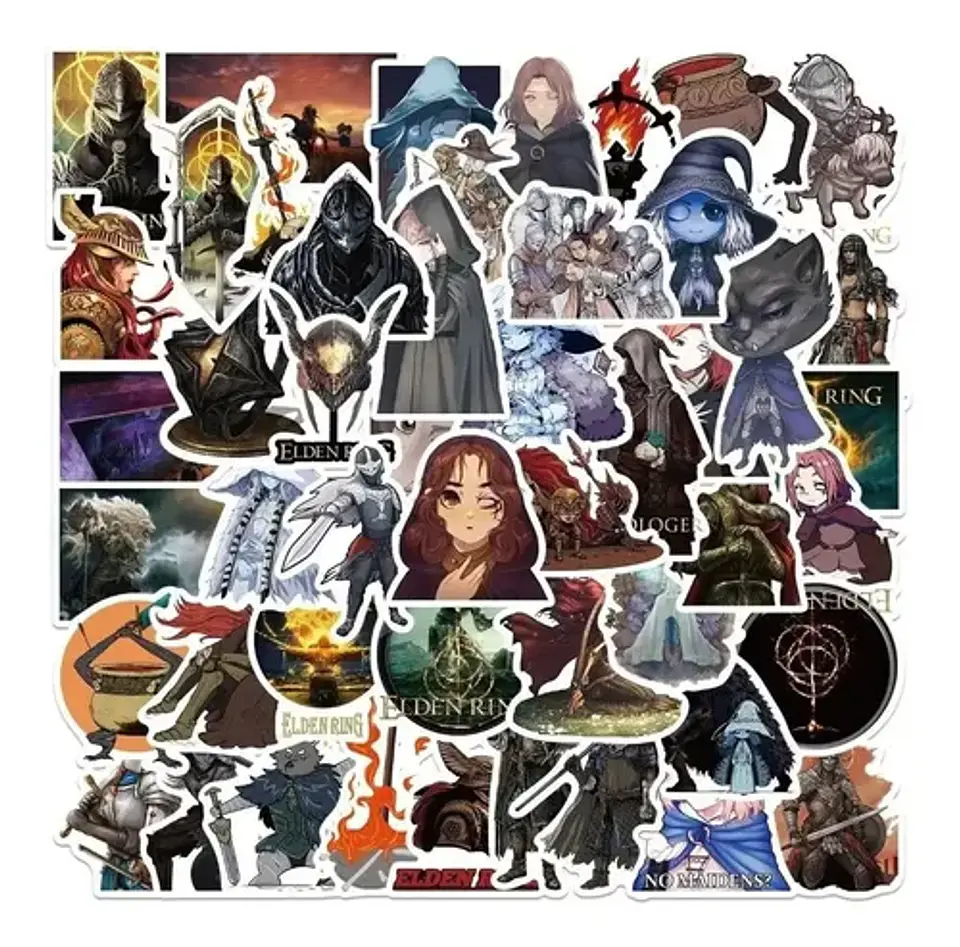 Elden Ring - Set De 50 Stickers / Calcomanias / Pegatinas 3