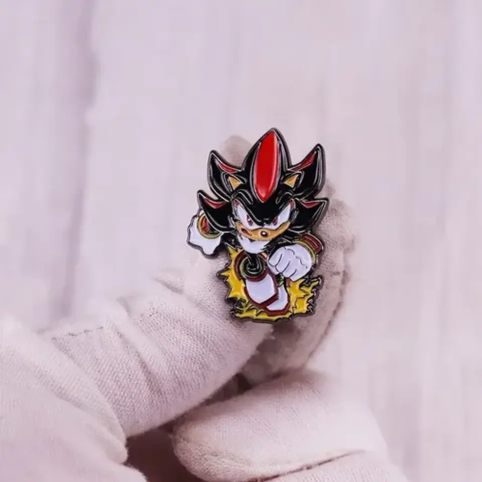 Pins Shadow The Hedgehog / Sonic / Broches Metálicos (pines) 3