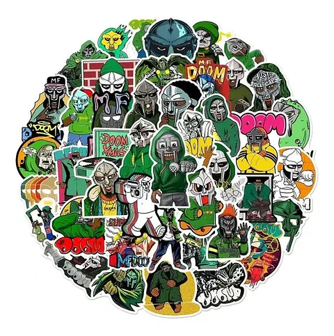 Mf Doom - Set De 50 Stickers / Calcomanias / Pegatinas