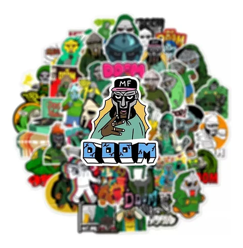 Mf Doom - Set De 50 Stickers / Calcomanias / Pegatinas