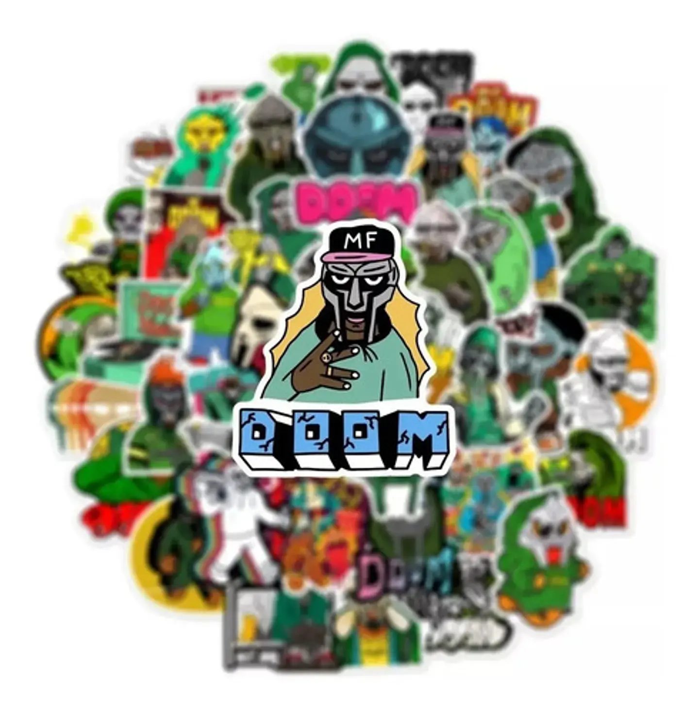 Mf Doom - Set De 50 Stickers / Calcomanias / Pegatinas 2