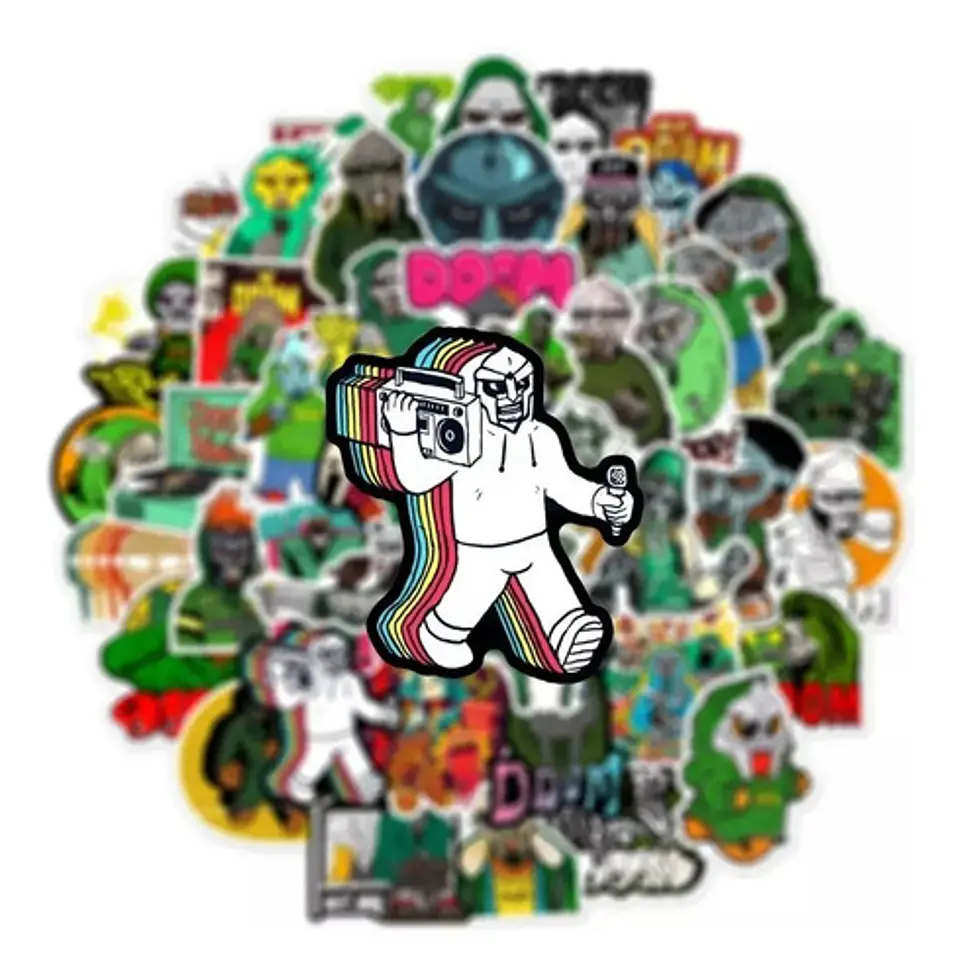 Mf Doom - Set De 50 Stickers / Calcomanias / Pegatinas 3
