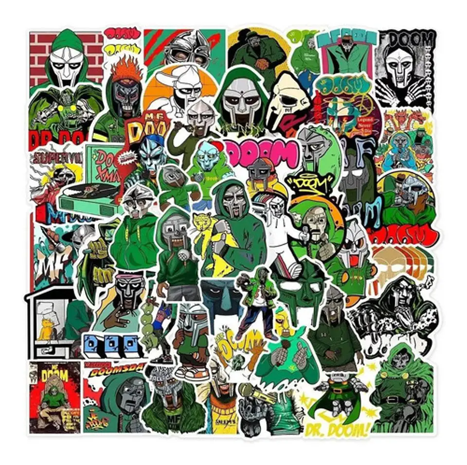 Mf Doom - Set De 50 Stickers / Calcomanias / Pegatinas 4
