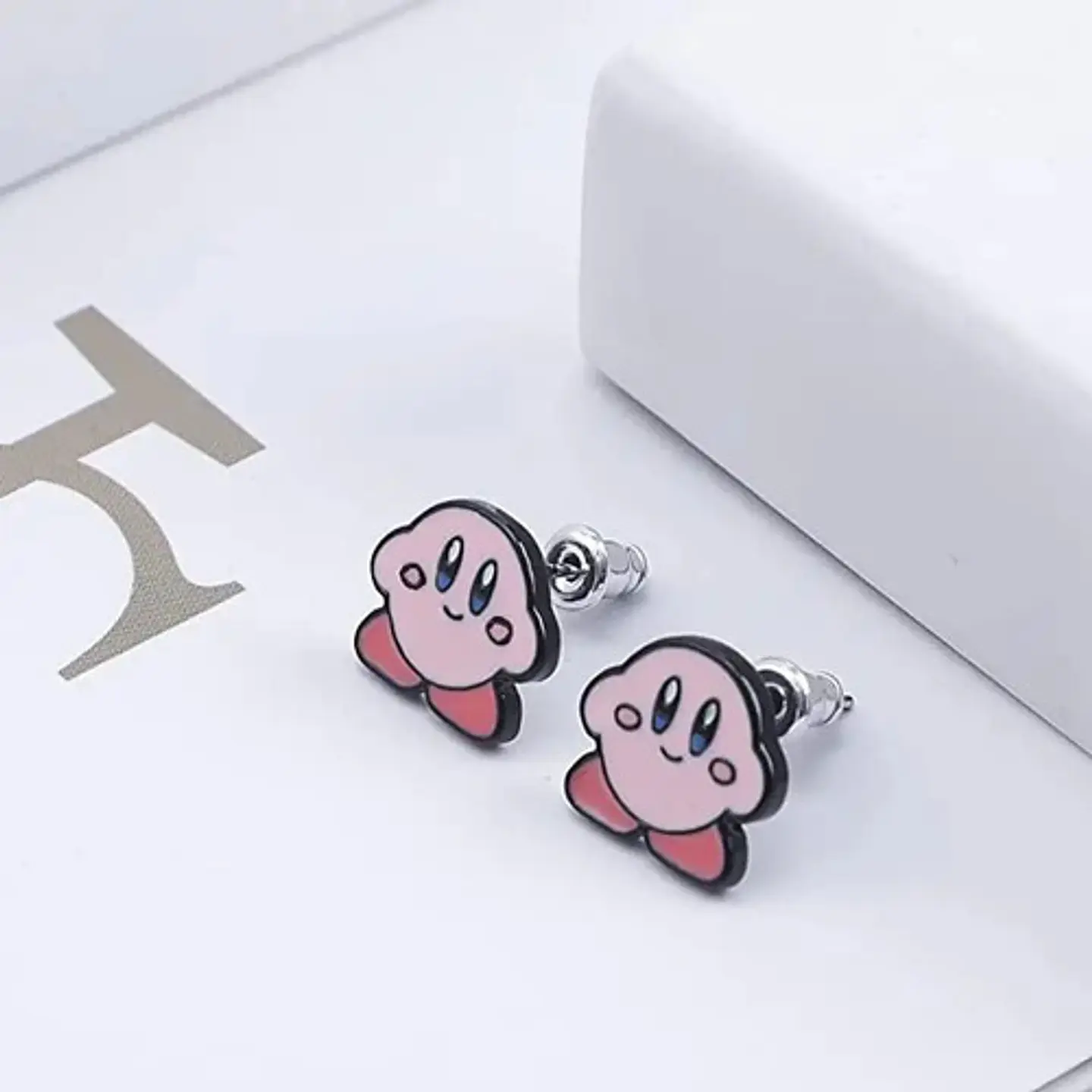 Aros Aretes Pendientes De Kirby / Acero Quirúrgico 4