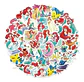 La Sirenita - Set De 50 Stickers / Calcomanias / Pegatinas - Miniatura 2