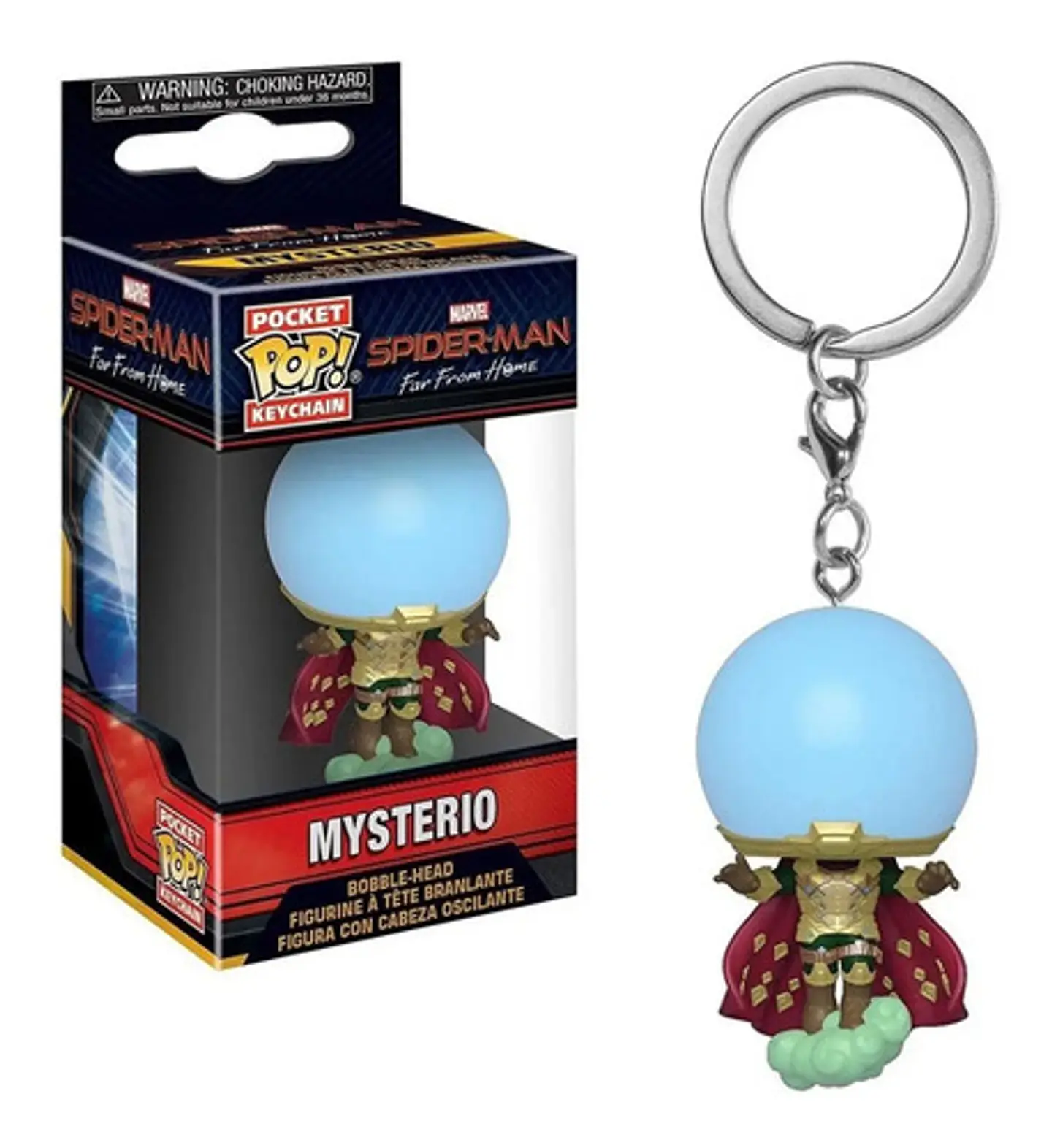 Llavero Misterio Spiderman Far From Home Incluye Caja Funko 1