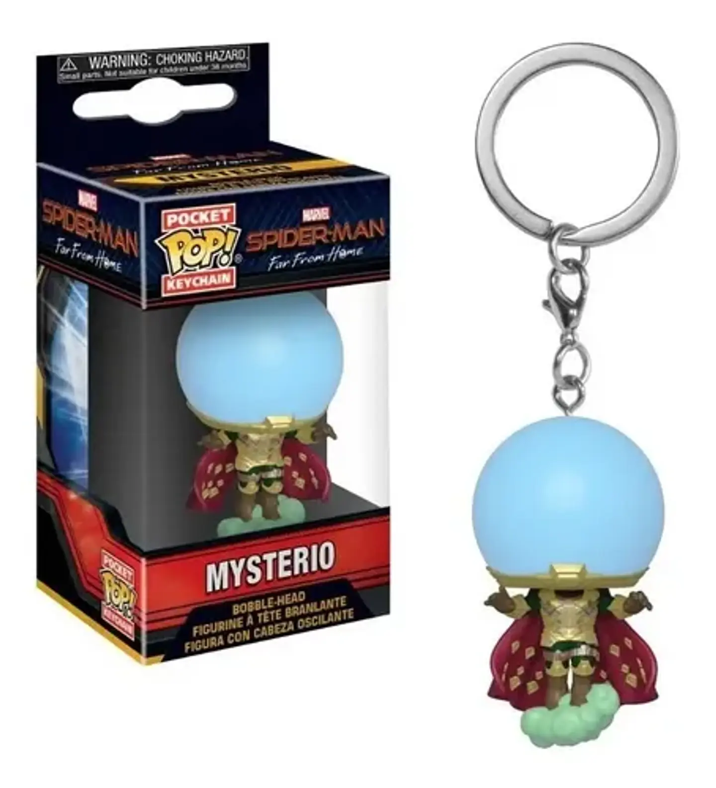 Llavero Misterio Spiderman Far From Home Incluye Caja Funko 4