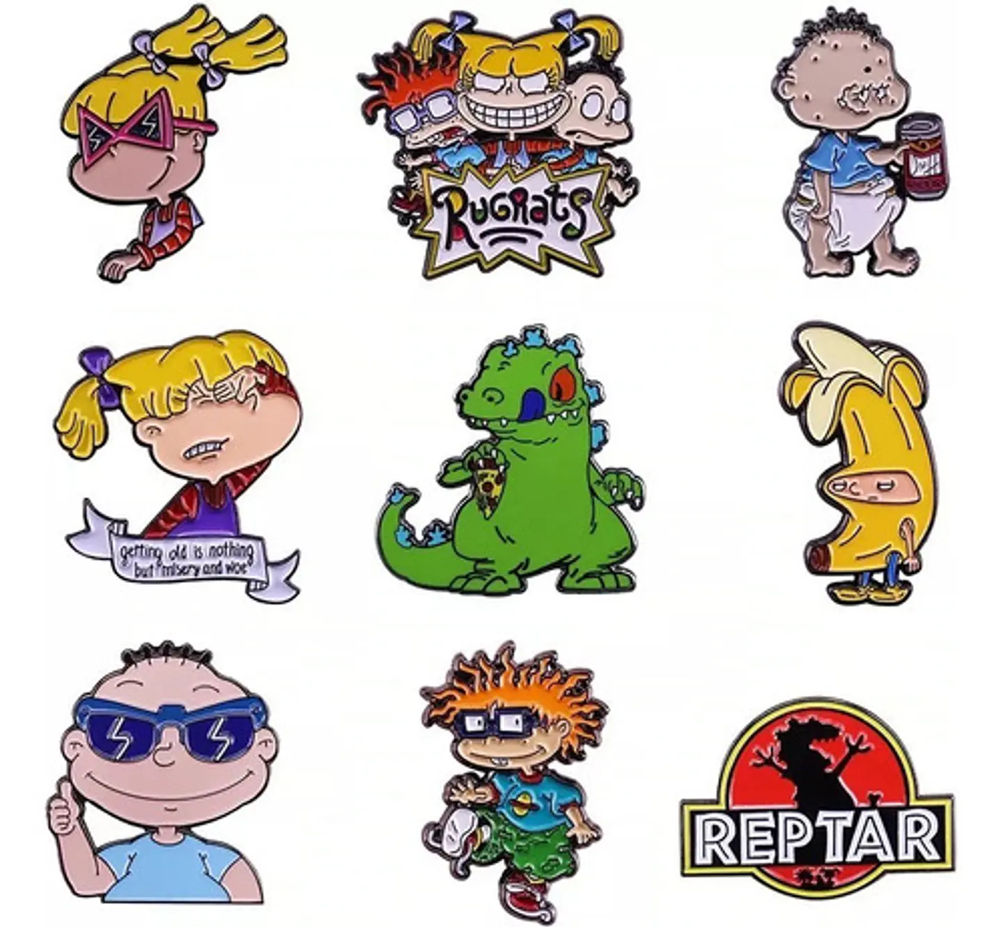Pins Carlitos Baldosa / Rugrats / Broches Metálicos (pines) 9