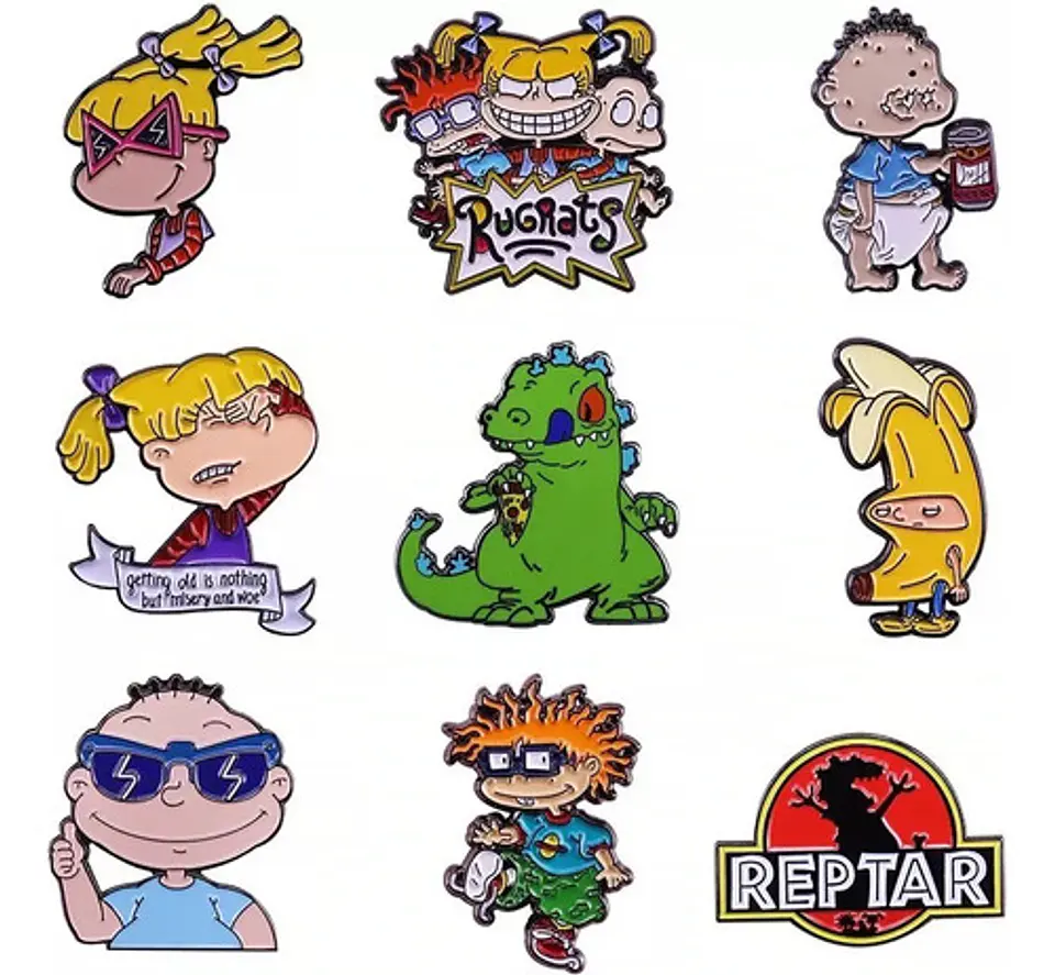 Pins Carlitos Baldosa / Rugrats / Broches Metálicos (pines) 9