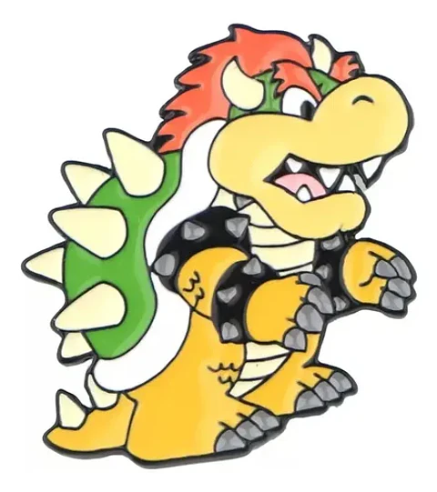 Pins Bowser / Super Mario Bros. / Broches Metálicos (pines)