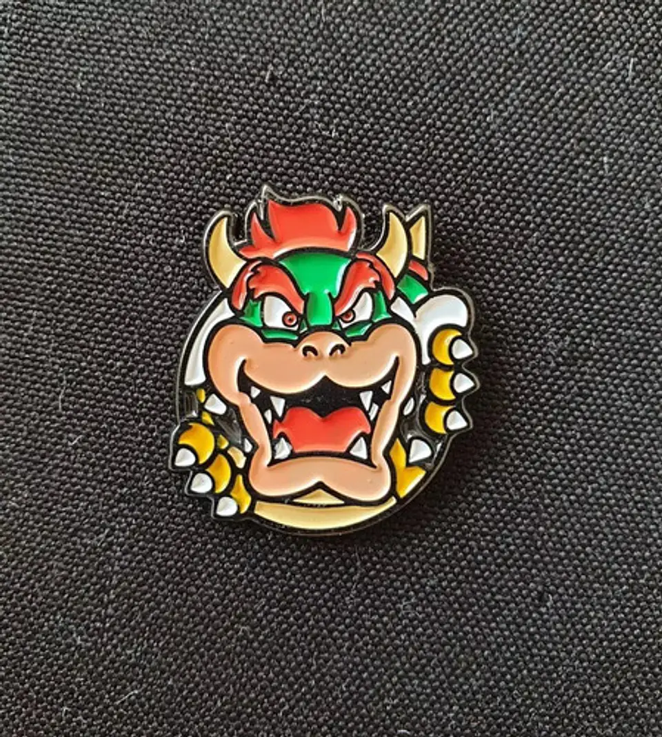 Pins Bowser / Super Mario Bros. / Broches Metálicos (pines) 3