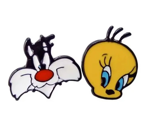 Aros Aretes Pendientes Piolín Y Silvestre / Acero Quirúrgico