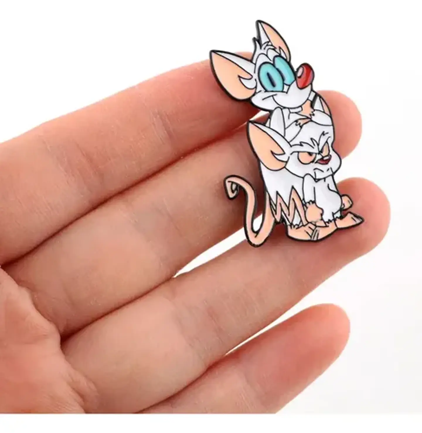 Pins Cerebro / Pinky Y Cerebro / Broches Metálicos (pines) 3