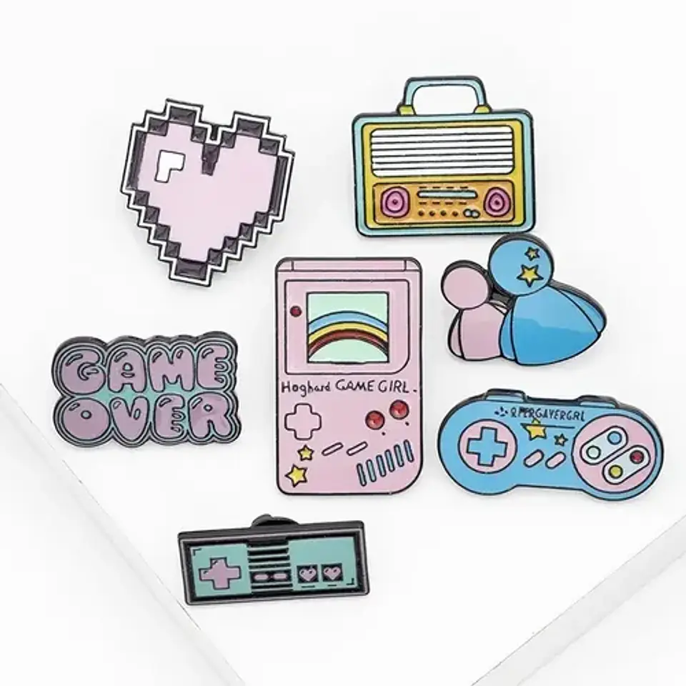 Pins De Gamer / Video Juegos / Broches Metálicos (pines) 12