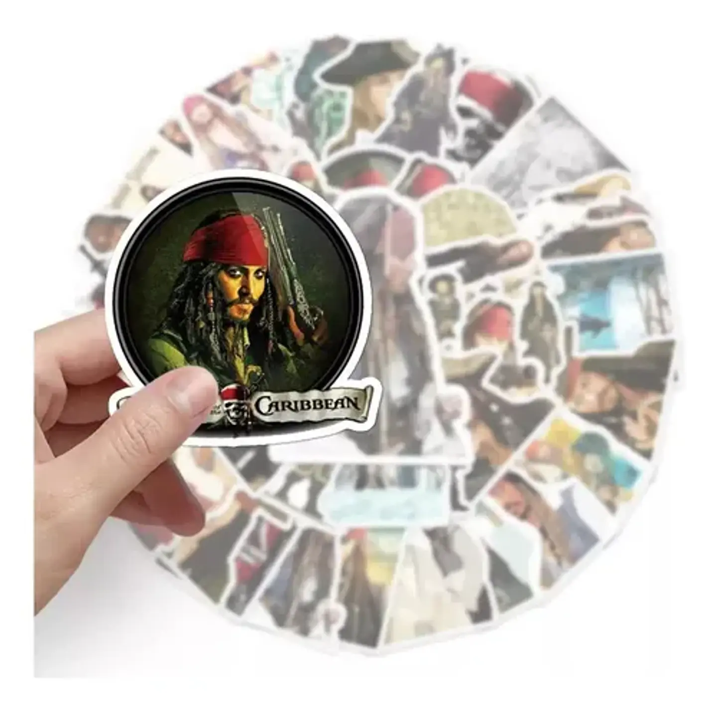 Piratas Del Caribe - Set De 50 Stickers / Calcomanias 2