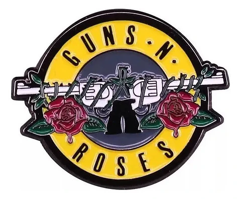 Pins De Guns N' Roses / Pines Musicales / Broches Metálicos