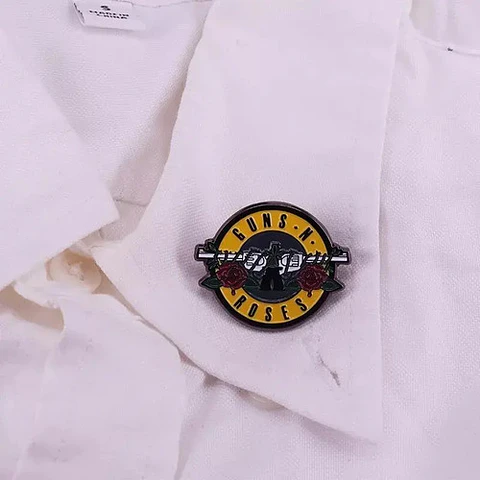 Pins De Guns N' Roses / Pines Musicales / Broches Metálicos