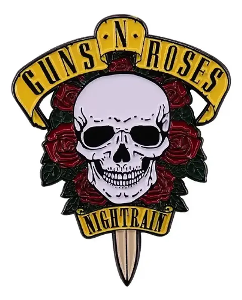 Pins De Guns N' Roses / Pines Musicales / Broches Metálicos 4