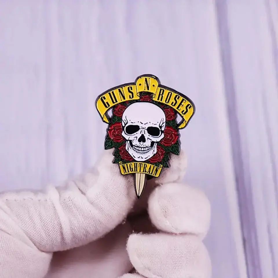 Pins De Guns N' Roses / Pines Musicales / Broches Metálicos 5