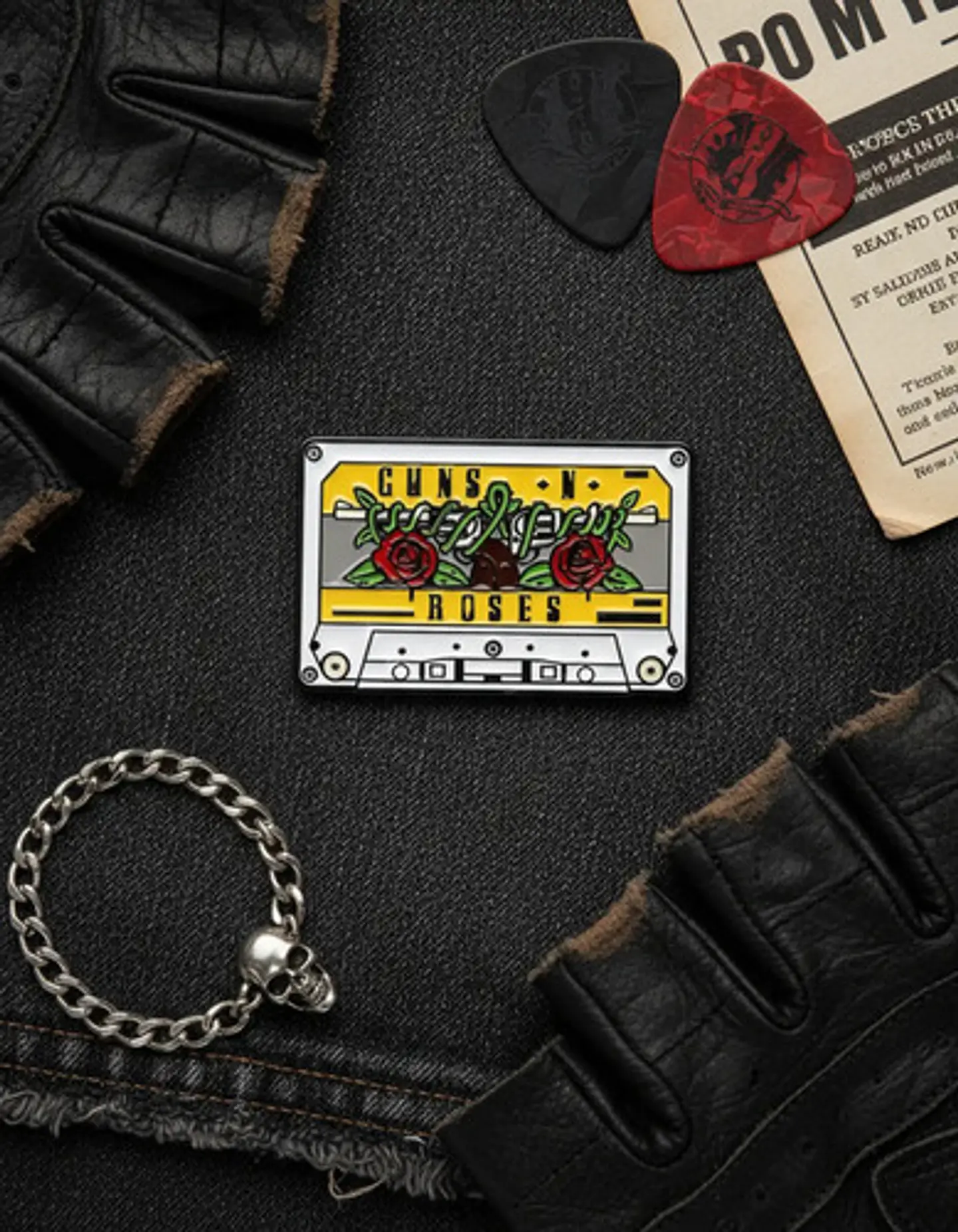 Pins De Guns N' Roses / Pines Musicales / Broches Metálicos 16