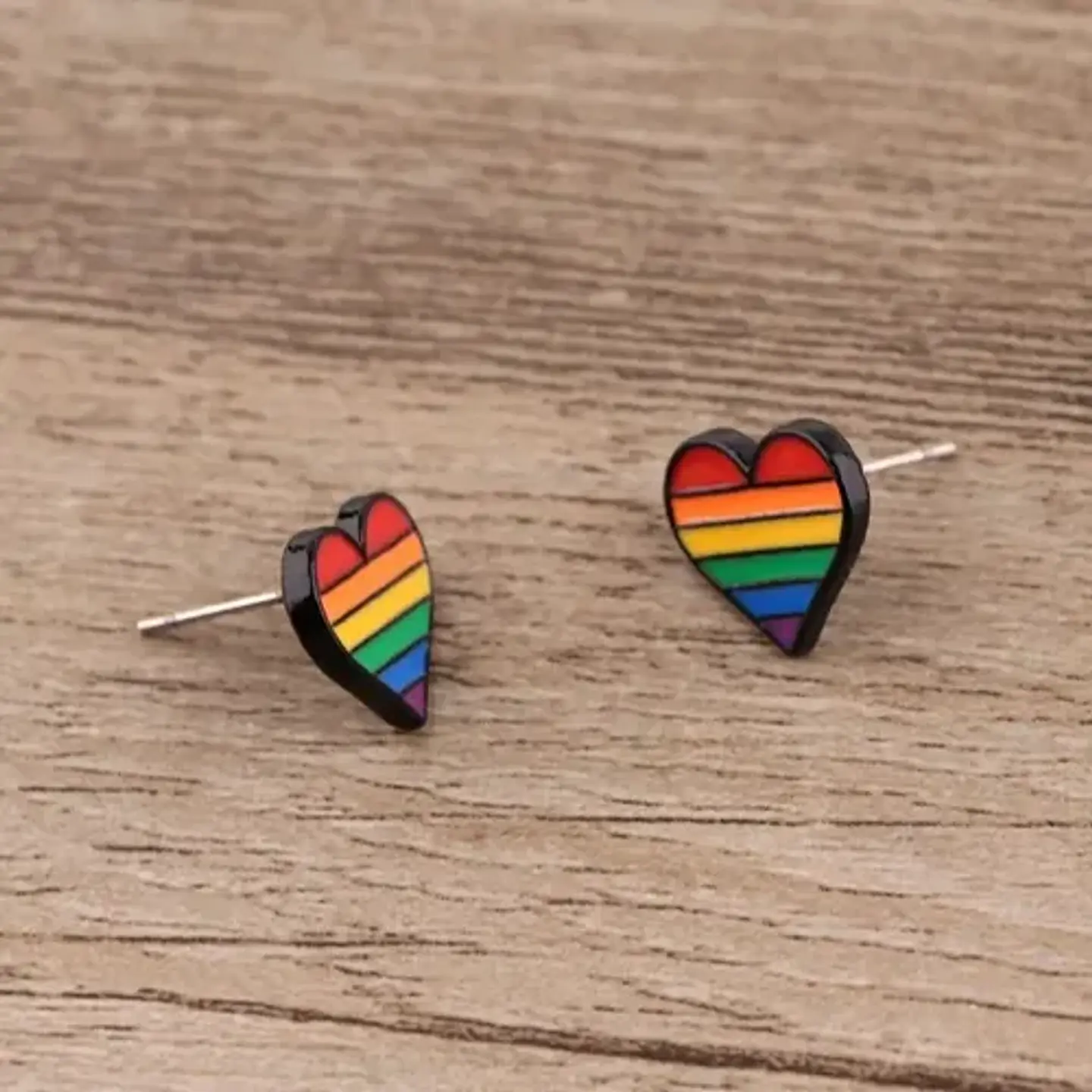 Aros Aretes Pendientes De Lgbt + Trans / Acero Quirúrgico 4