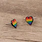 Aros Aretes Pendientes De Lgbt + Trans / Acero Quirúrgico - Miniatura 4