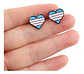 Aros Aretes Pendientes De Lgbt + Trans / Acero Quirúrgico - Miniatura 7