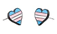 Aros Aretes Pendientes De Lgbt + Trans / Acero Quirúrgico - Miniatura 8