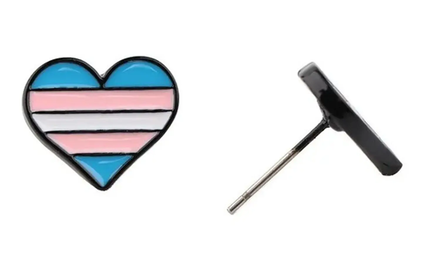 Aros Aretes Pendientes De Lgbt + Trans / Acero Quirúrgico 9