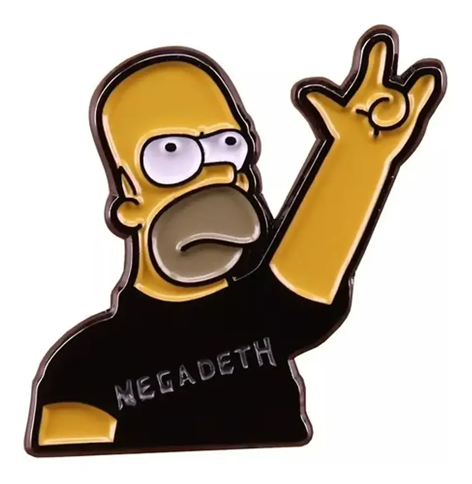 Pins De Homero Simpson / Los Simpson / Broches Metálicos 3