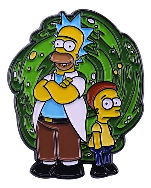 Pins De Morty / Rick Y Morty / Broches Metálicos (pines)