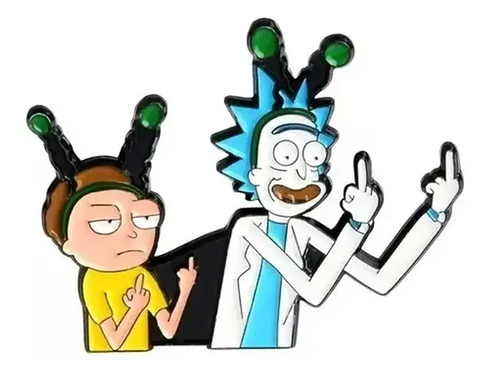 Pins De Morty / Rick Y Morty / Broches Metálicos (pines) 2