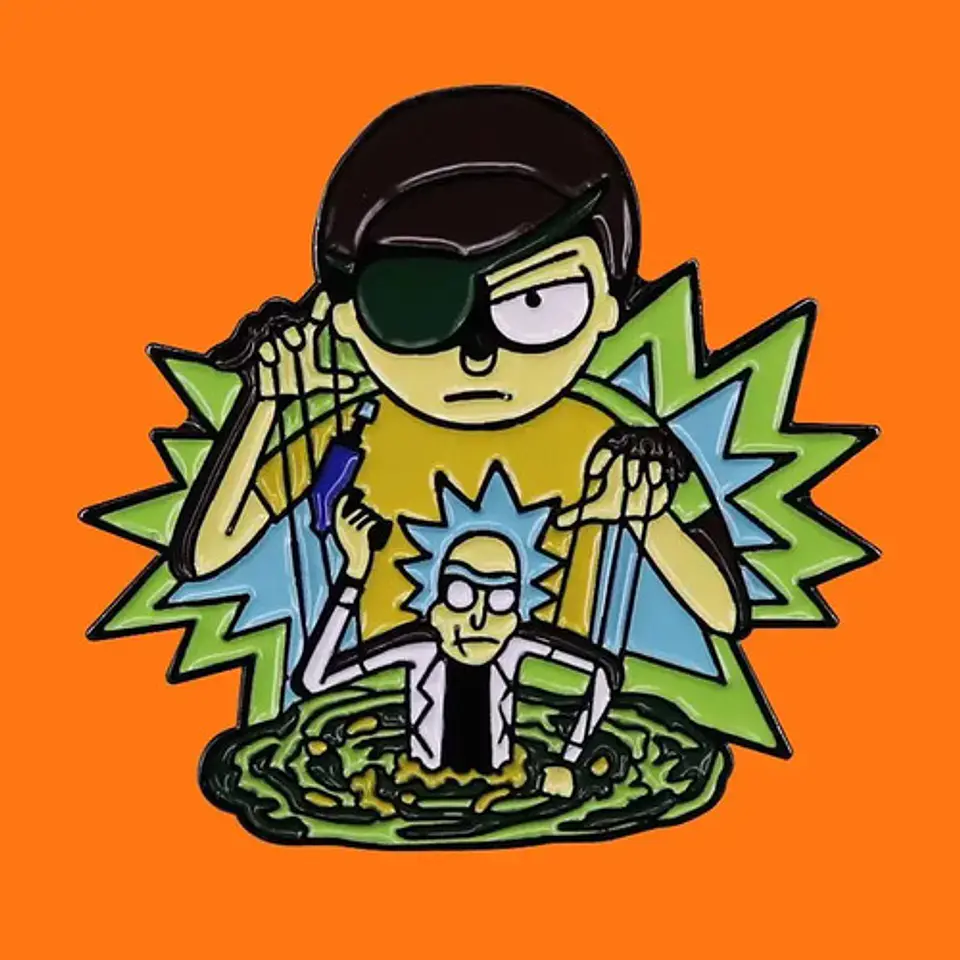 Pins De Morty / Rick Y Morty / Broches Metálicos (pines) 15