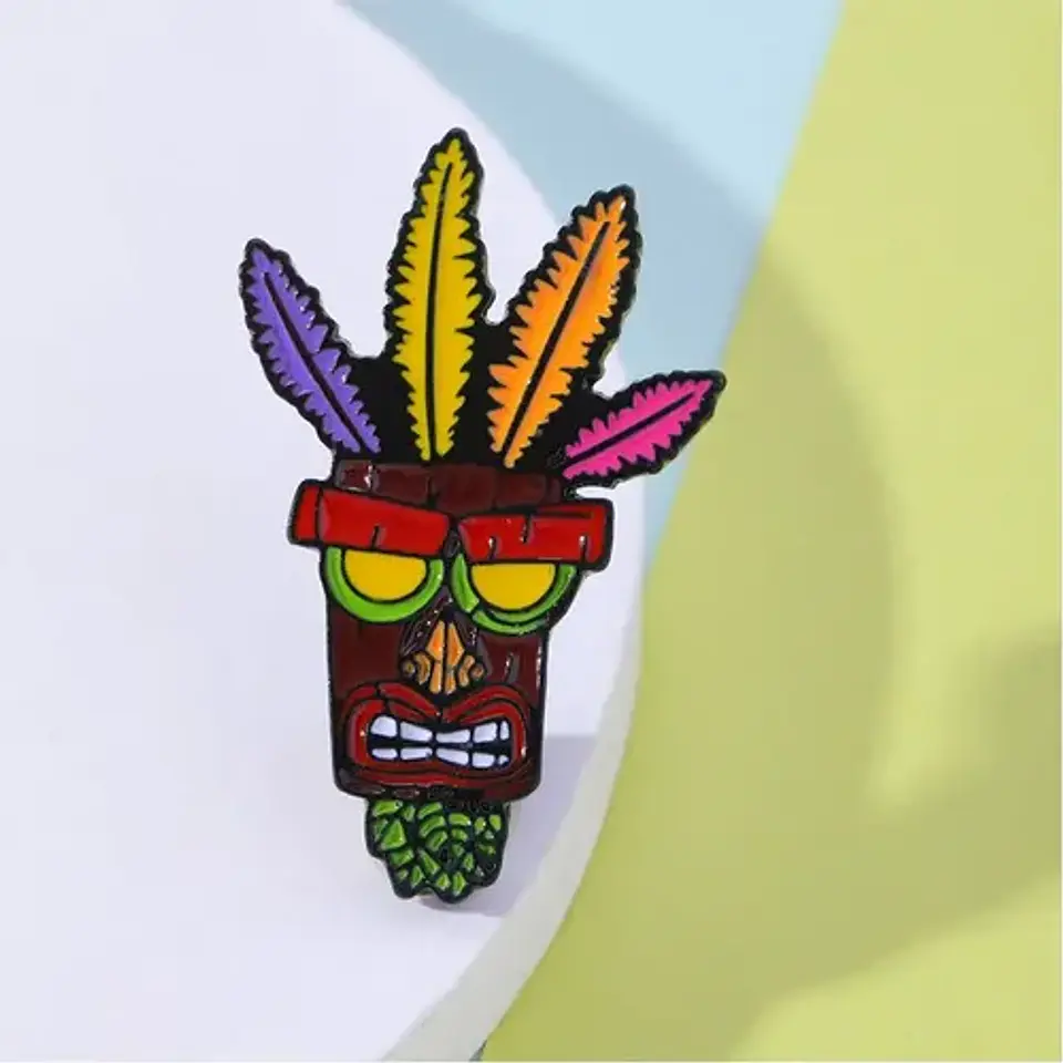 Pins Aku Aku / Crash Bandicoot / Broches Metálicos (pines) 3